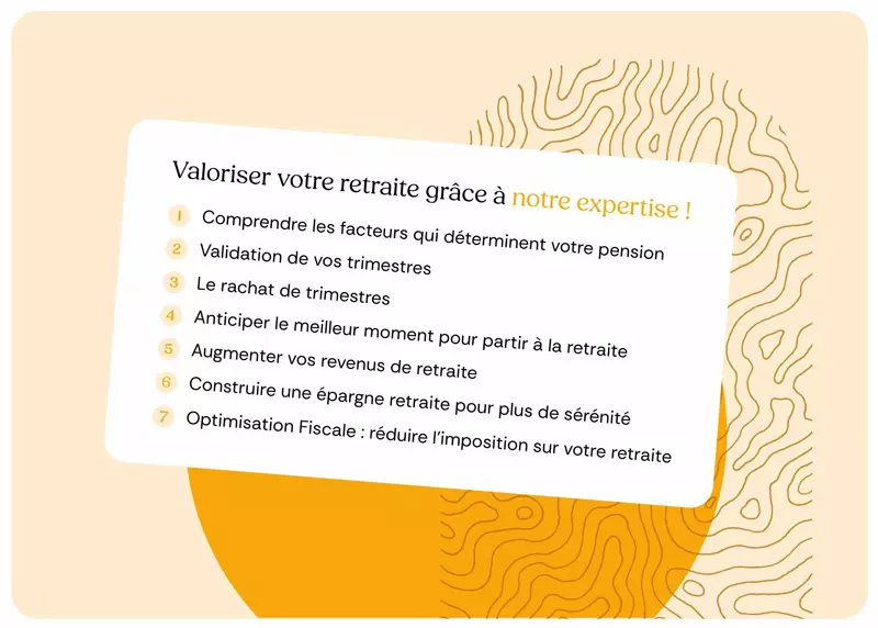 Optimisation retraite avec l'accompagnement d'experts en valorisation retraite